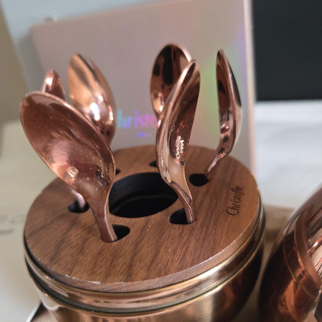 Christofle クリストフル ローズゴールド カトラリーセット 未使用