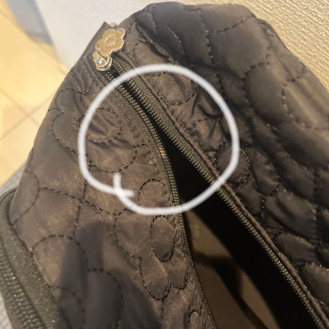 美品　マリークワント　デイジーキルトボストンバッグ　キャリーオンバッグ