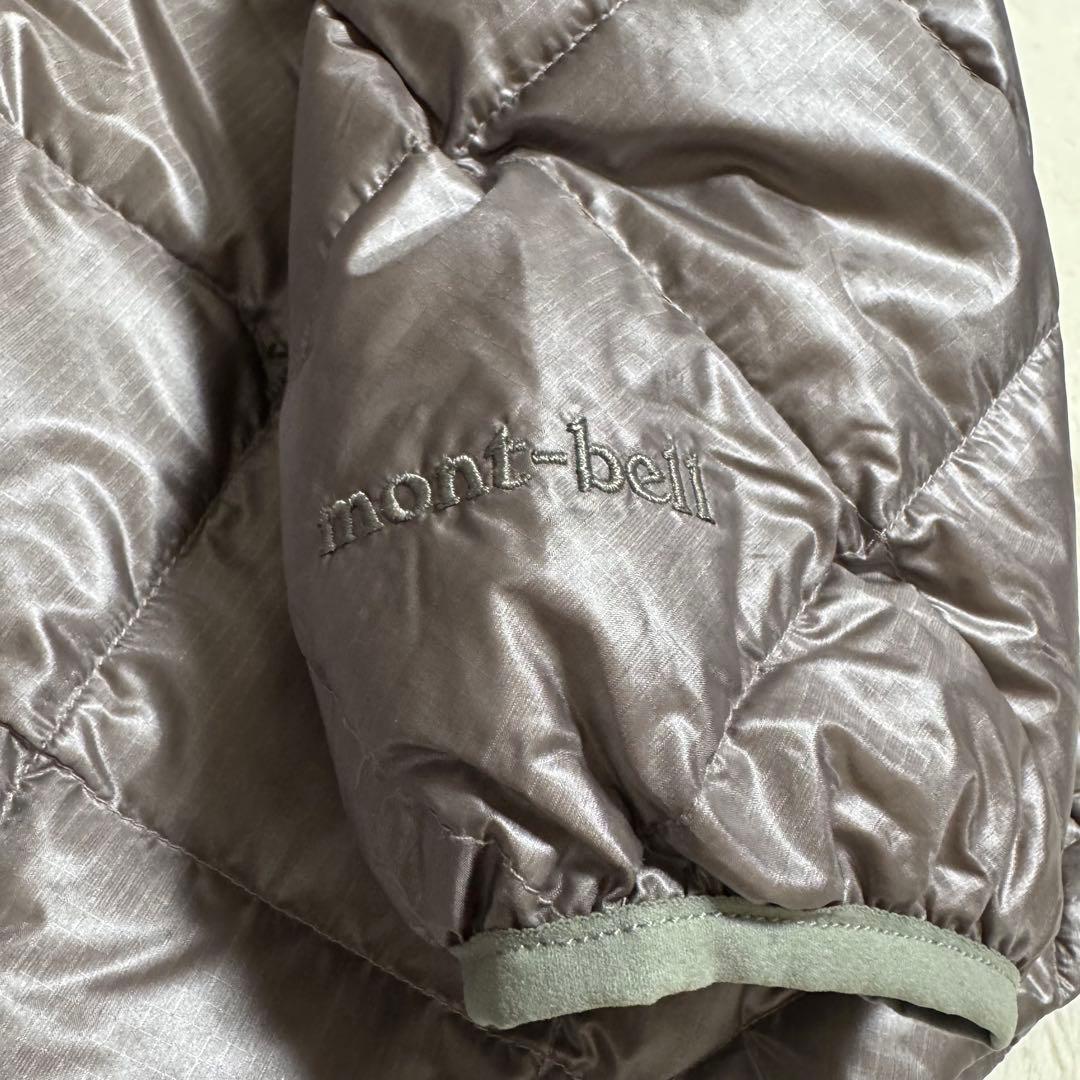 極美品モンベル800FP U.L.ダウンインナーパーカ Mブロンズ　短丈y2k