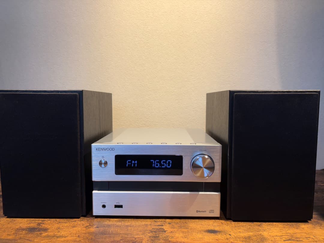 KENWOOD ミニコンポ M-EB50-S BT対応 [2024年製]