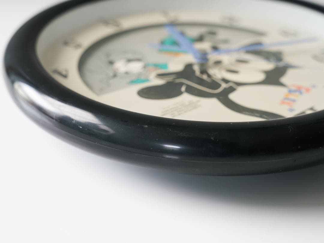 80's \"Felix the Cat\" グラフィッククロック ポストモダン