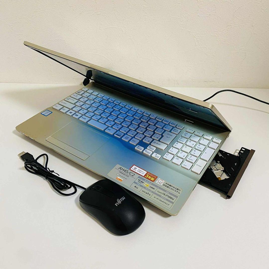 Y962 FujitsuノートパソコンSSD第7世代Windows11オフィス付