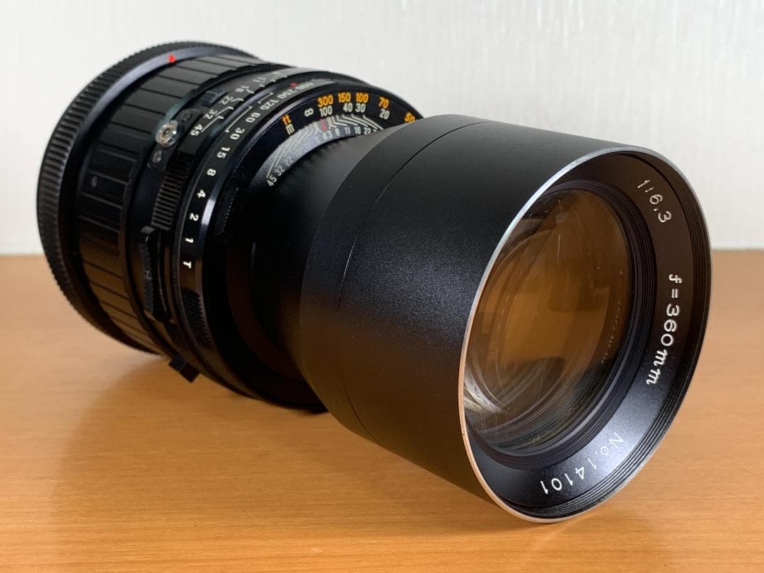 Mamiya RB67 Pro S 中判 250mm・360mmレンズ テレコン