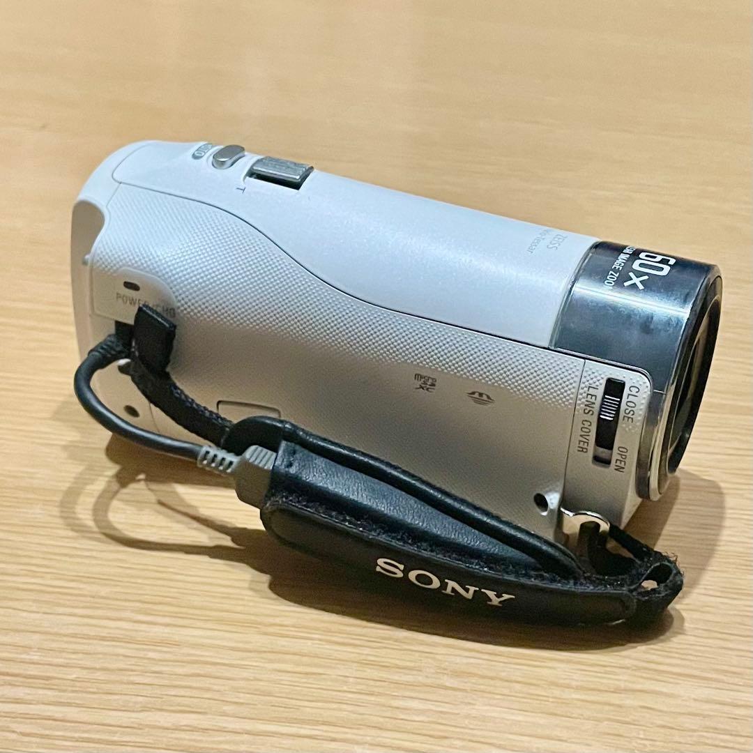 【箱、取説有り】SONY ビデオカメラ HDR-CX470 ホワイト