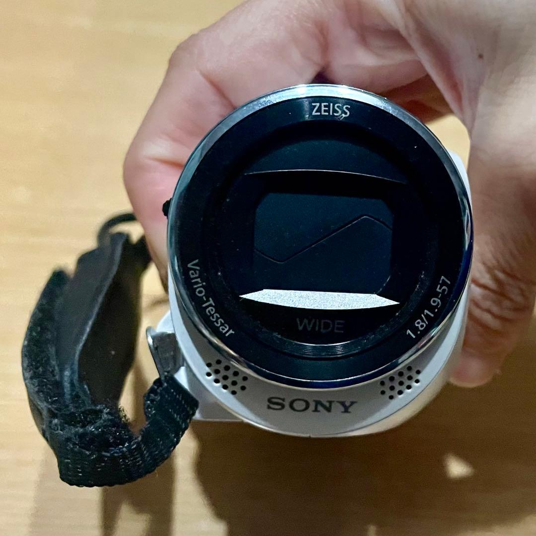 【箱、取説有り】SONY ビデオカメラ HDR-CX470 ホワイト