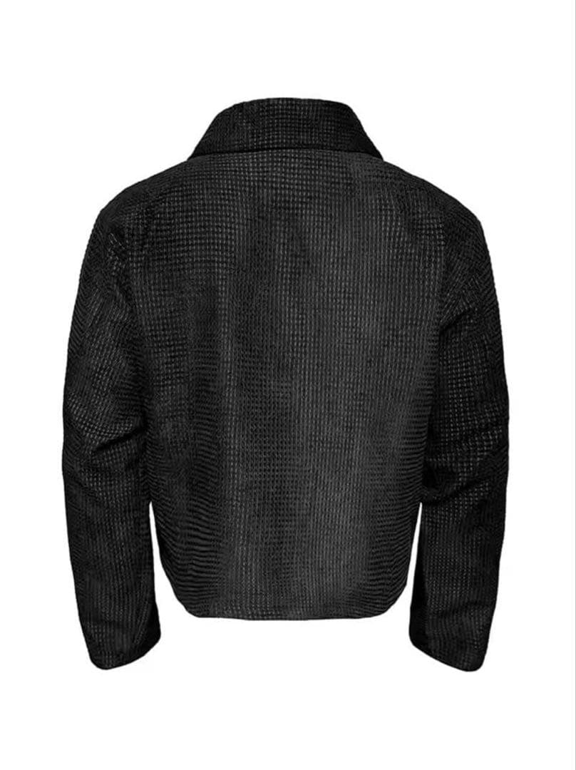 JCAESAR ZIPPER-JACKET WITH H斜めジップジャケット短丈