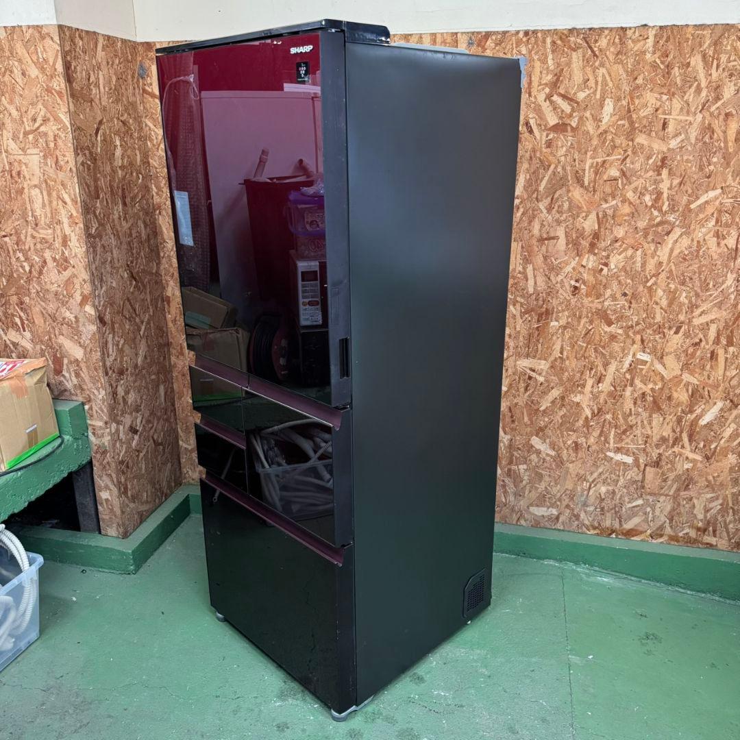 277 一都三県　大型冷蔵庫　SHARP　どっちもドア　自動製氷機付　希少カラー