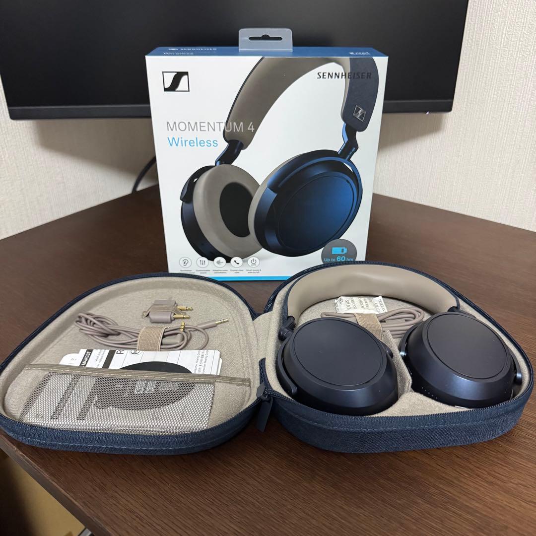 【ね】Sennheiser MOMENTUM 4 ワイヤレスヘッドホン