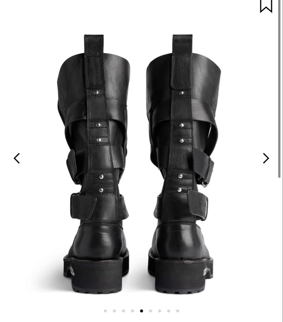 ハイブーツ　ベノム ブーツ エンジニア似　黒　ブラック　23cm