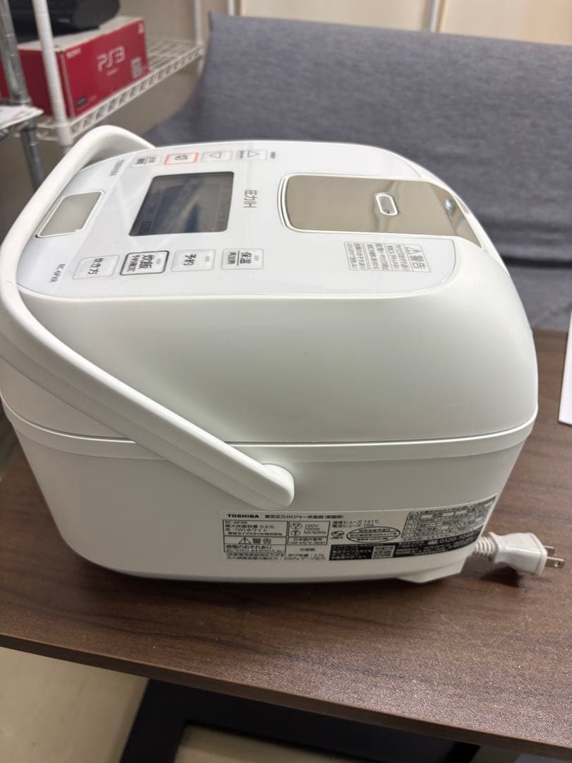 東芝/圧力ジャーIH炊飯器RC-6PXR/3.5合炊きホワイト2023年製T