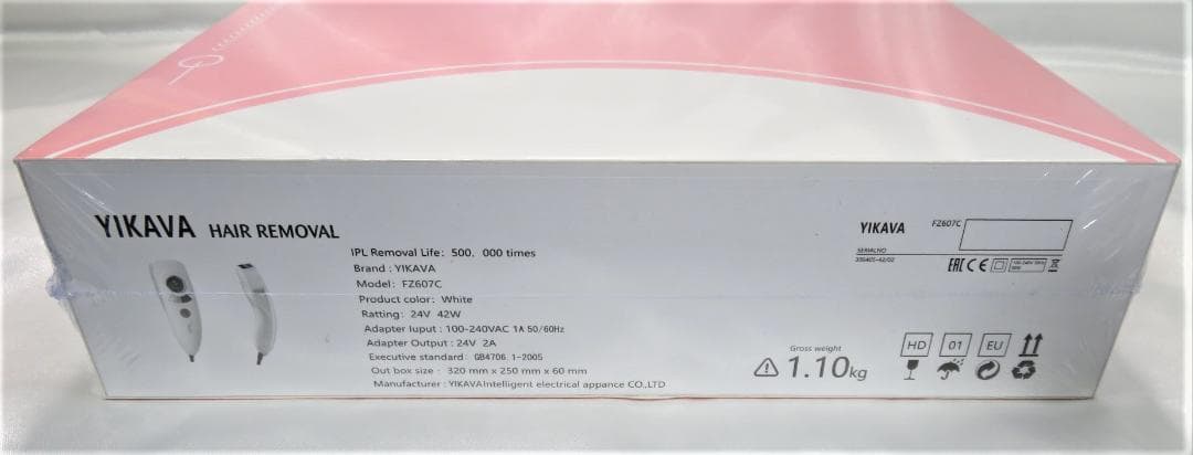 ★新品・未開封★YIKAVA HAIR REMOVAL 光脱毛器 FZ607C
