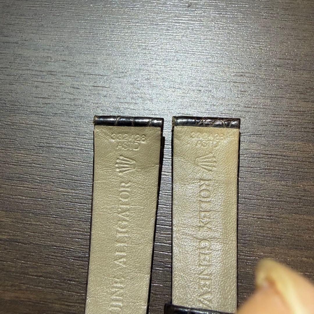 ロレックス ROLEX クロコダイル アリゲーターベルト 18mmミリ18/14