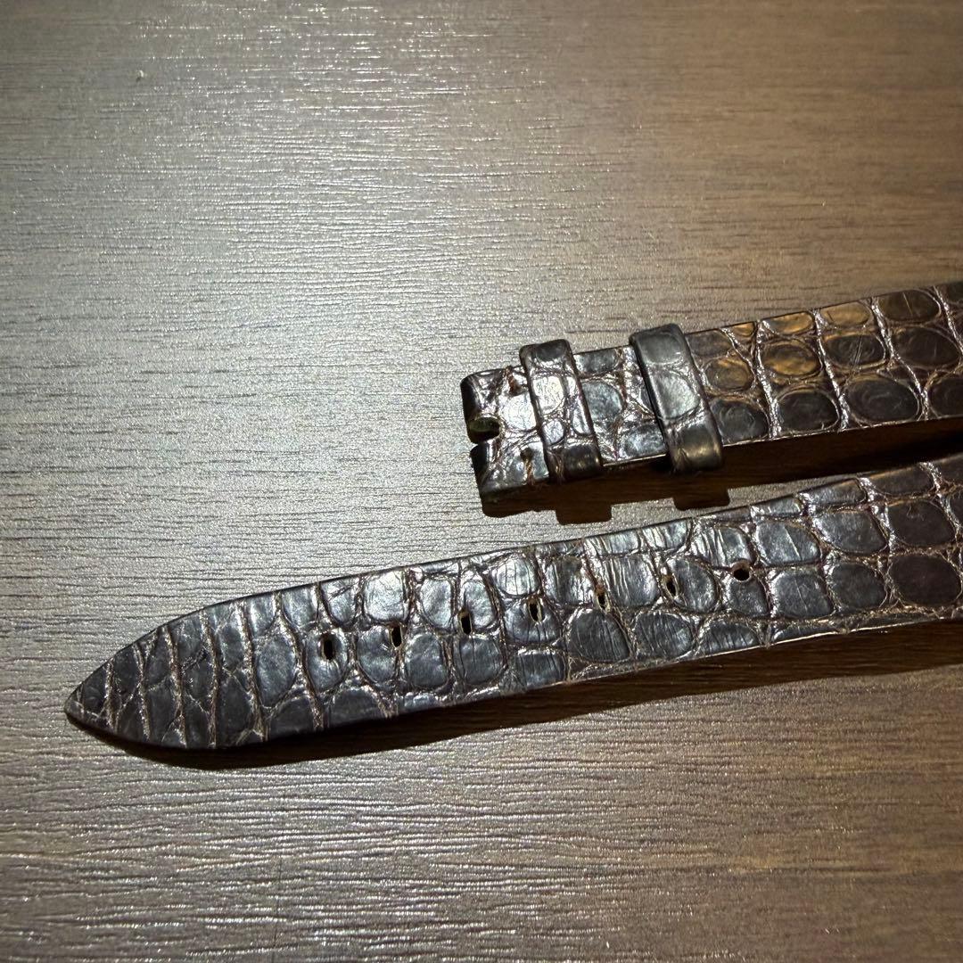 ロレックス ROLEX クロコダイル アリゲーターベルト 18mmミリ18/14