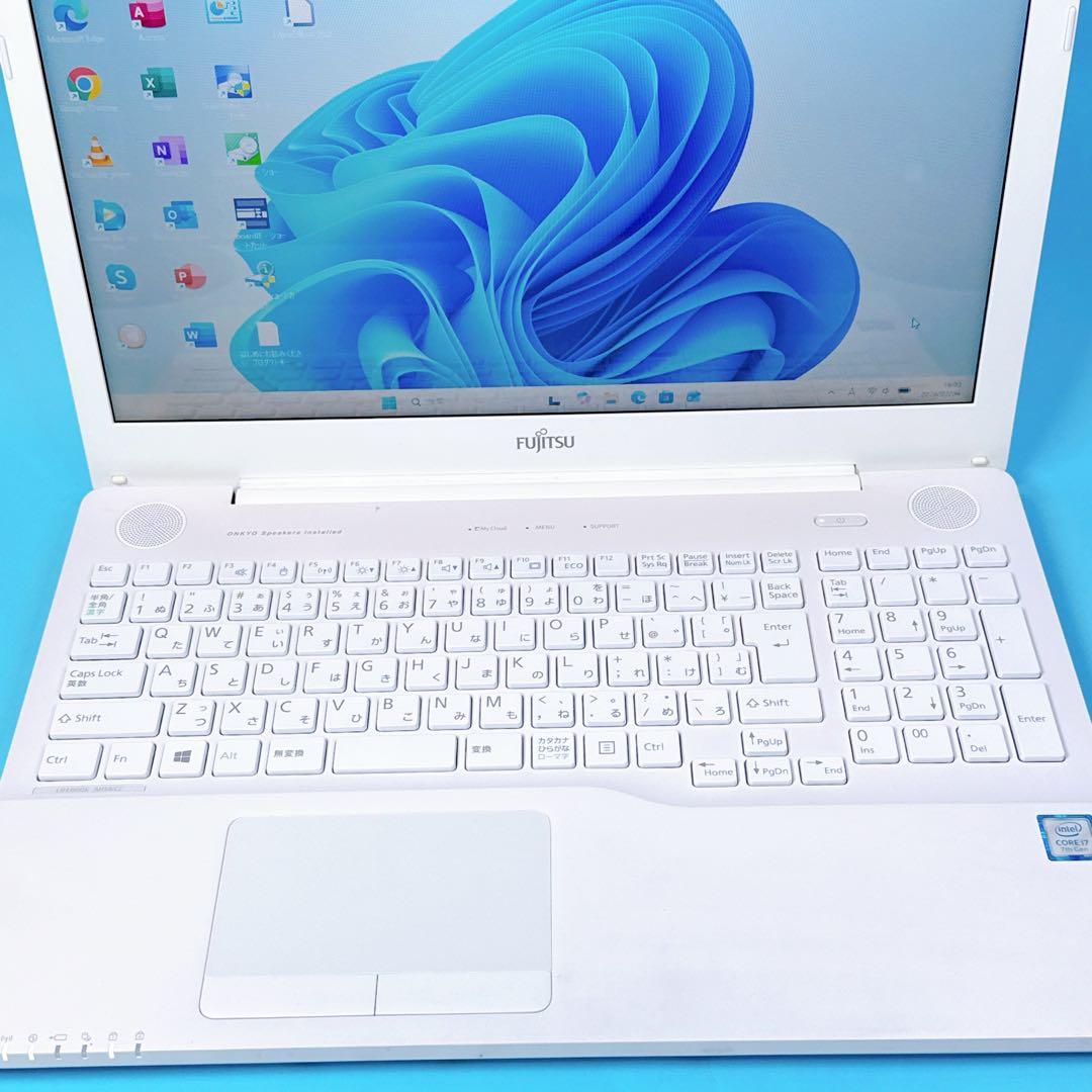 Office2024‼️新品SSD i7 windows11⭐️薄型ノートパソコン