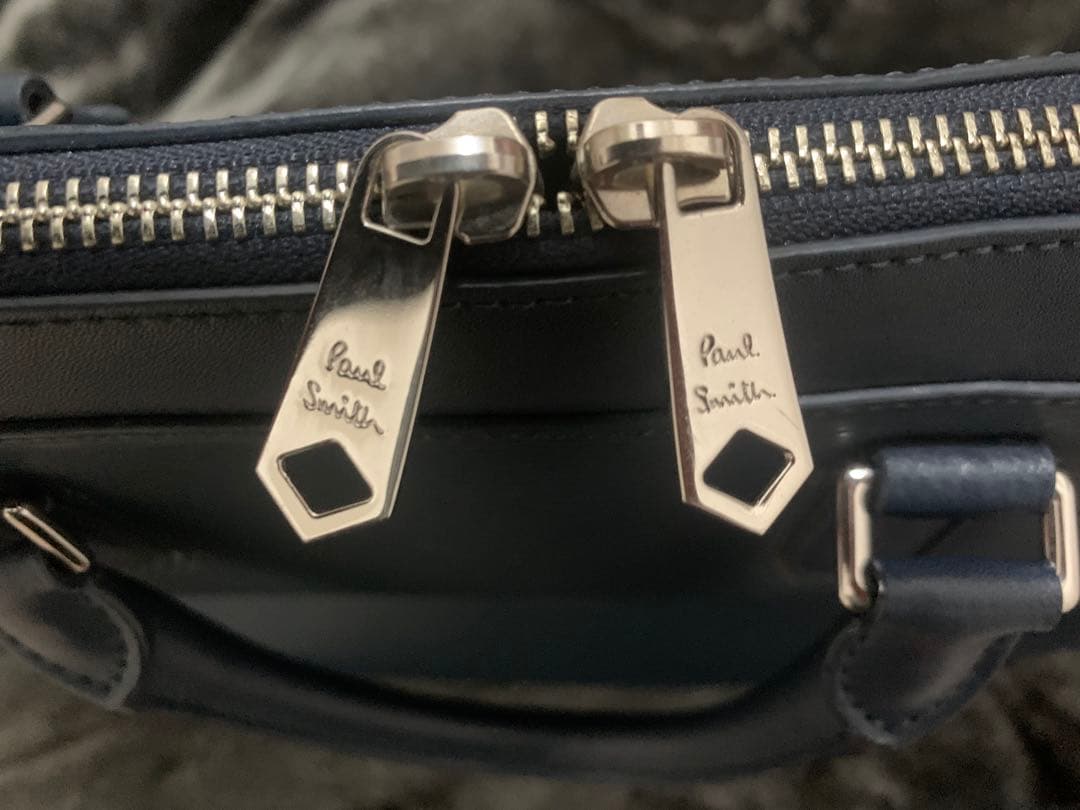 Paul Smith ビジネスバッグ ブリーフケース ネイビー レザー