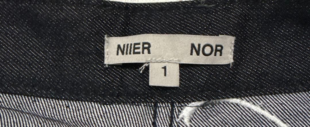 『NIIER NOR/ニア ノア』 ローズバルーン デニムパンツ