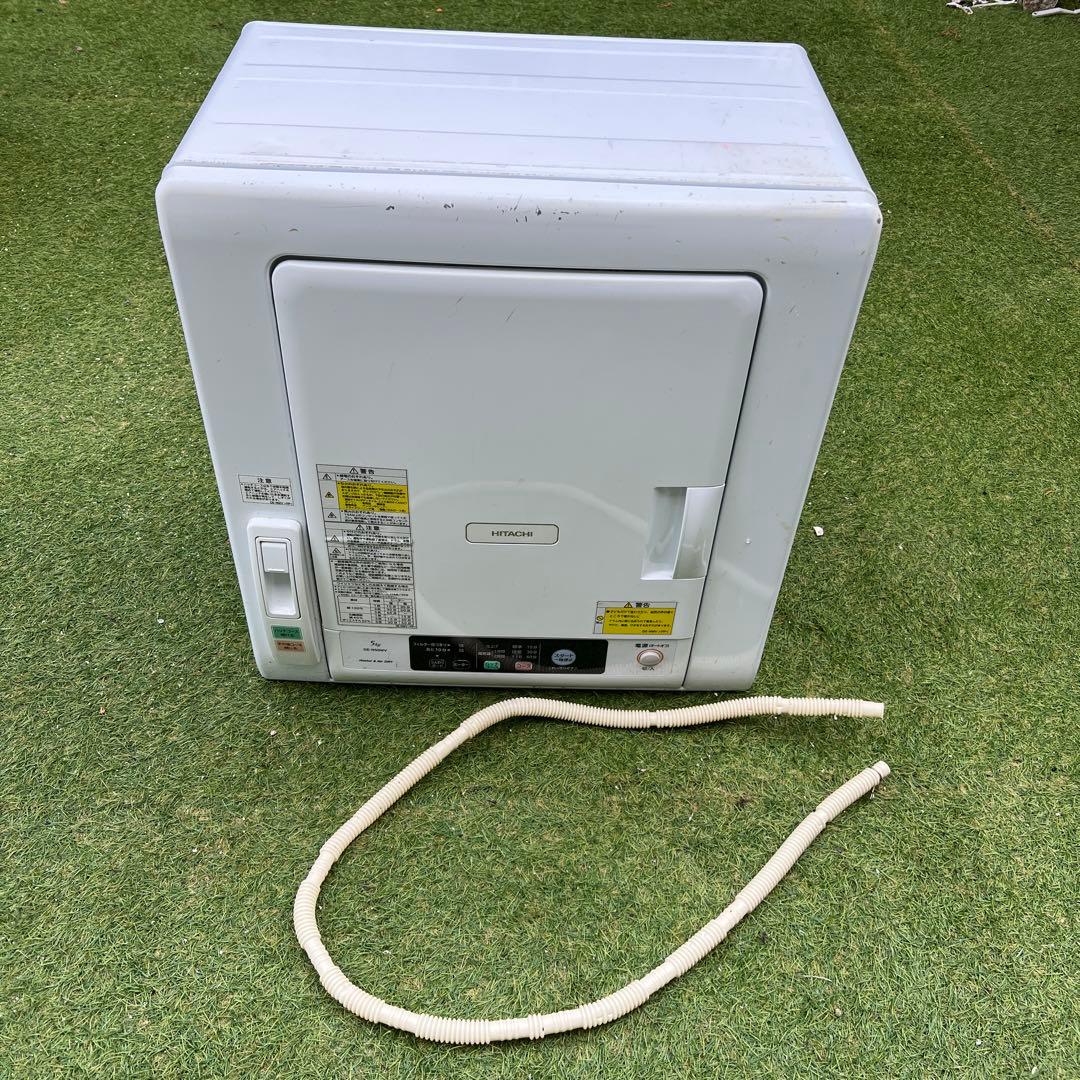 日立　5.0kg 電気衣類乾燥機 DE-N50WV 2019年製 2way乾燥