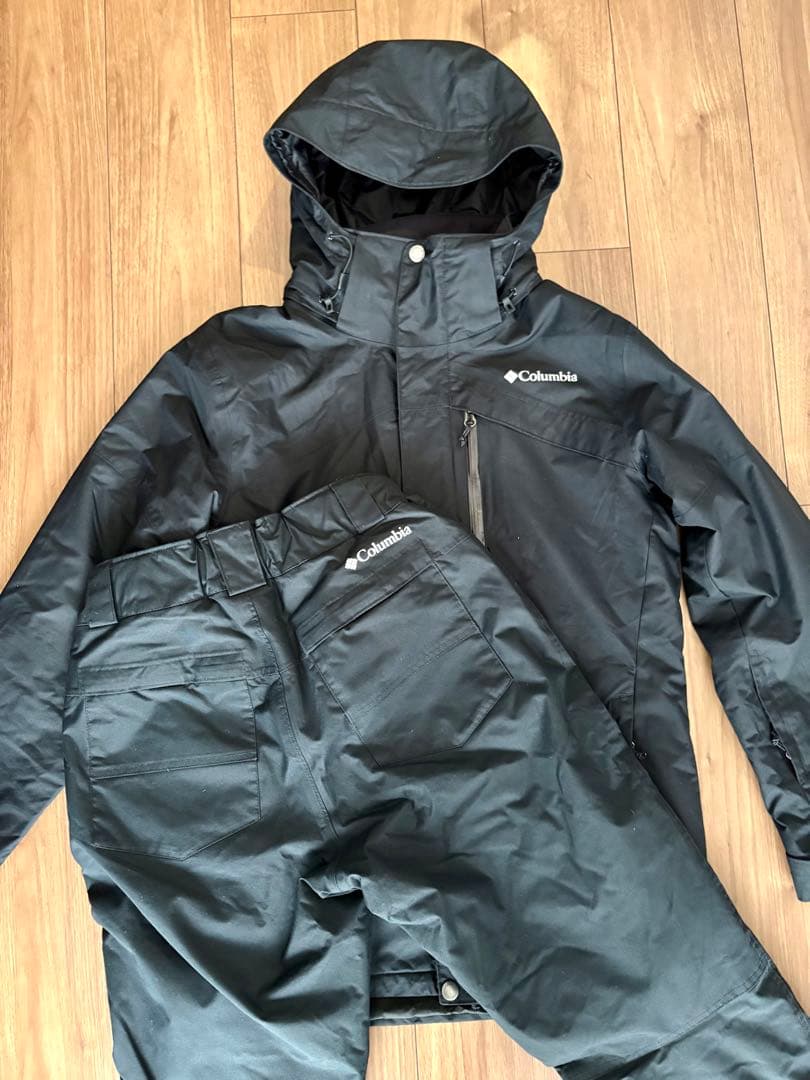 Columbia コロンビア スノーボードウェア上下セット（L/M）黒