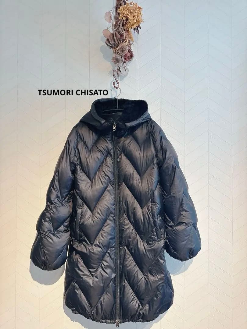 【希少】TSUMORI CHISATO 　リバーシブルダウンコート