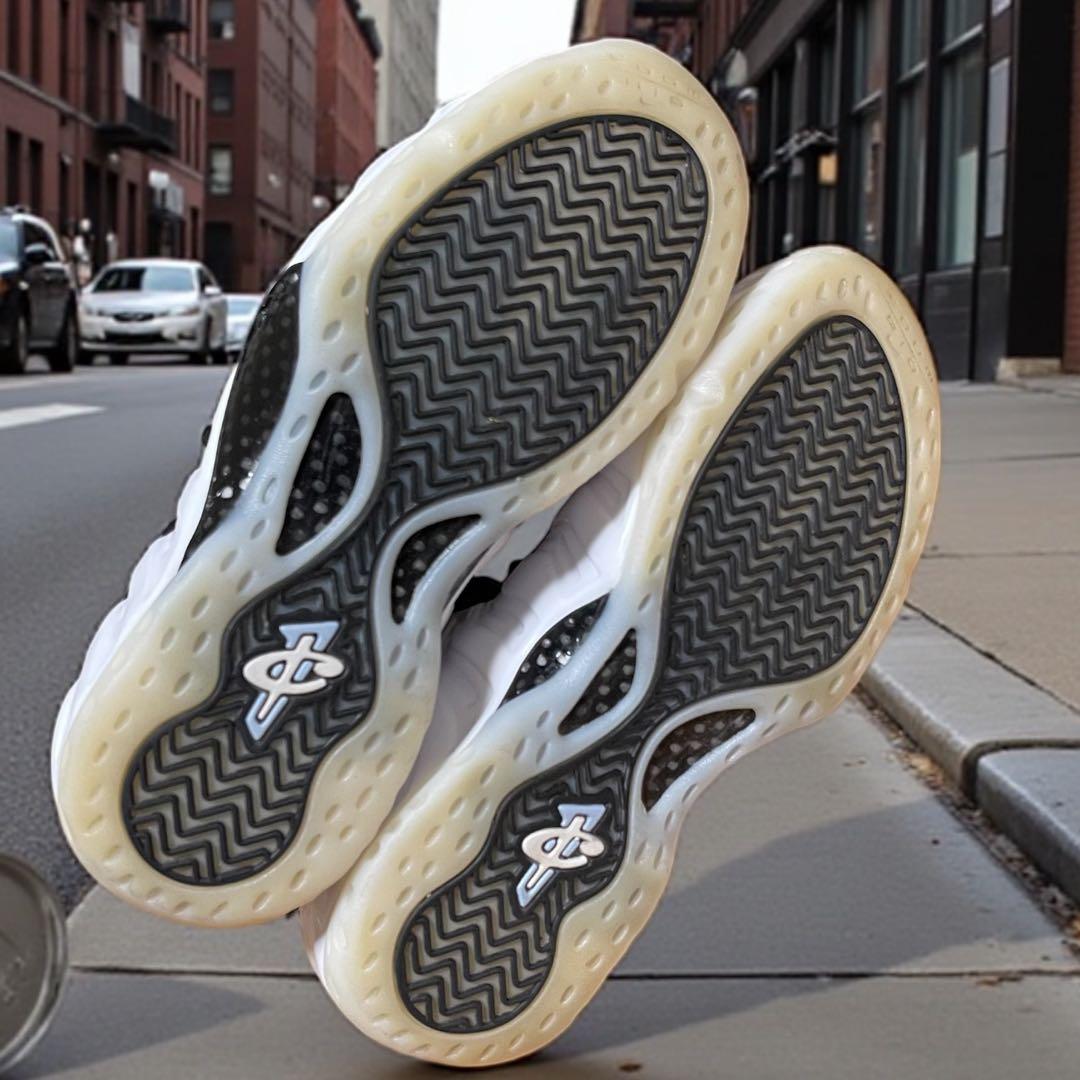 NIKE AIR FOAMPOSITE ONE ホワイト/ブラック 27 美品