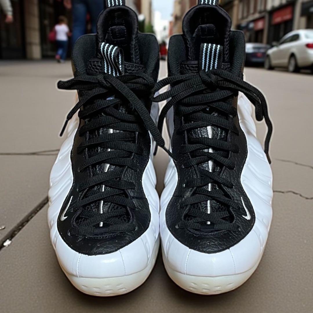 NIKE AIR FOAMPOSITE ONE ホワイト/ブラック 27 美品