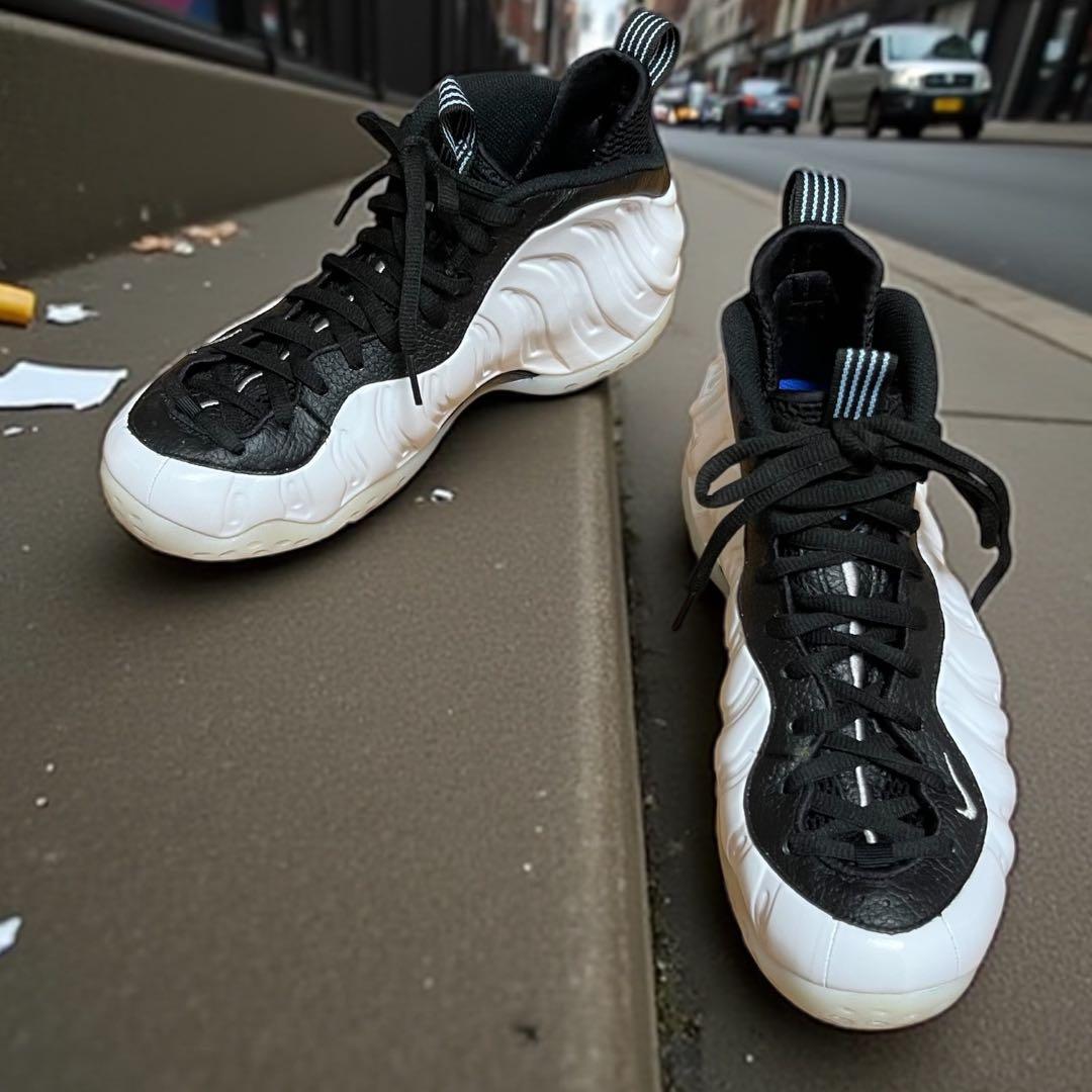 NIKE AIR FOAMPOSITE ONE ホワイト/ブラック 27 美品