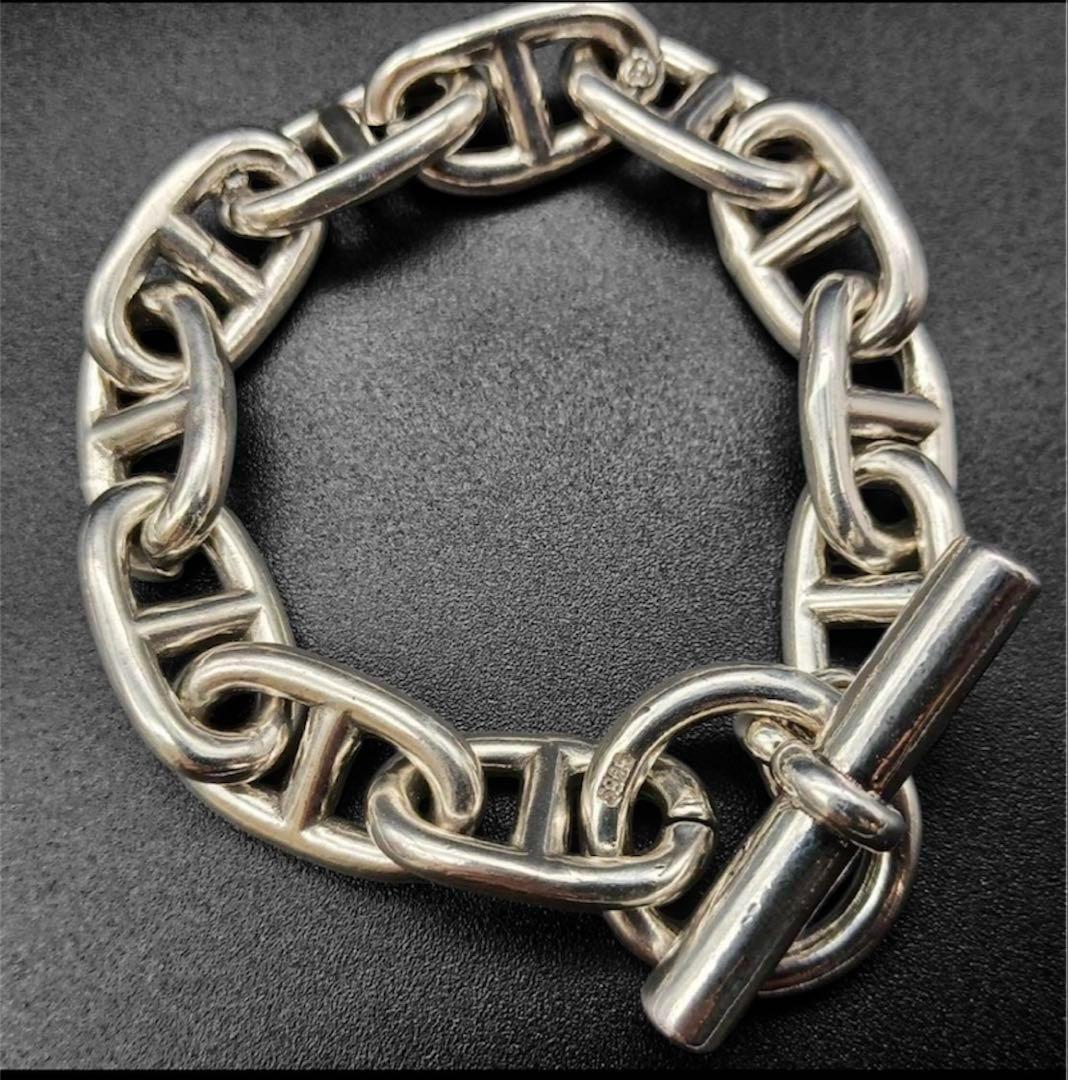 【激レア】シェーヌダンクル Silver 925 ブレスレット 純銀 メンズ