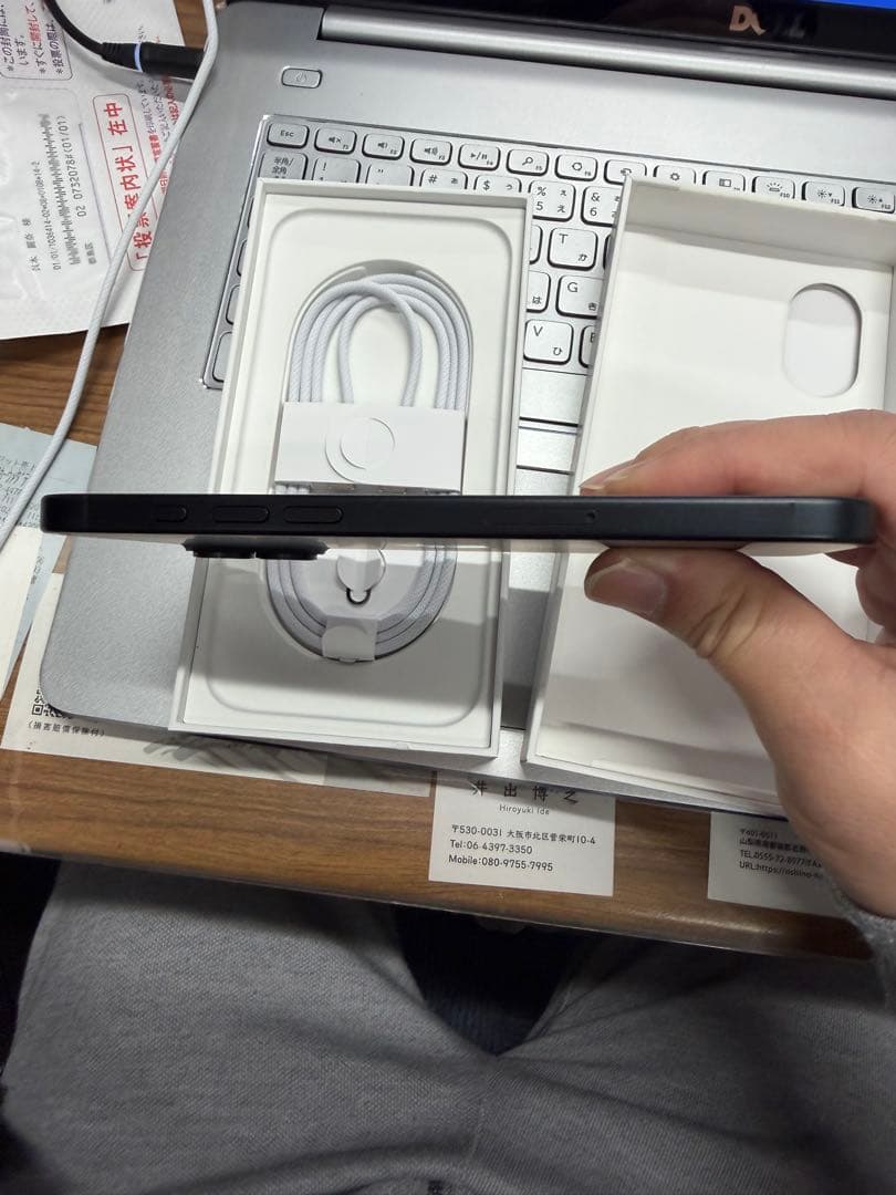 iPhone16plus. ブラック