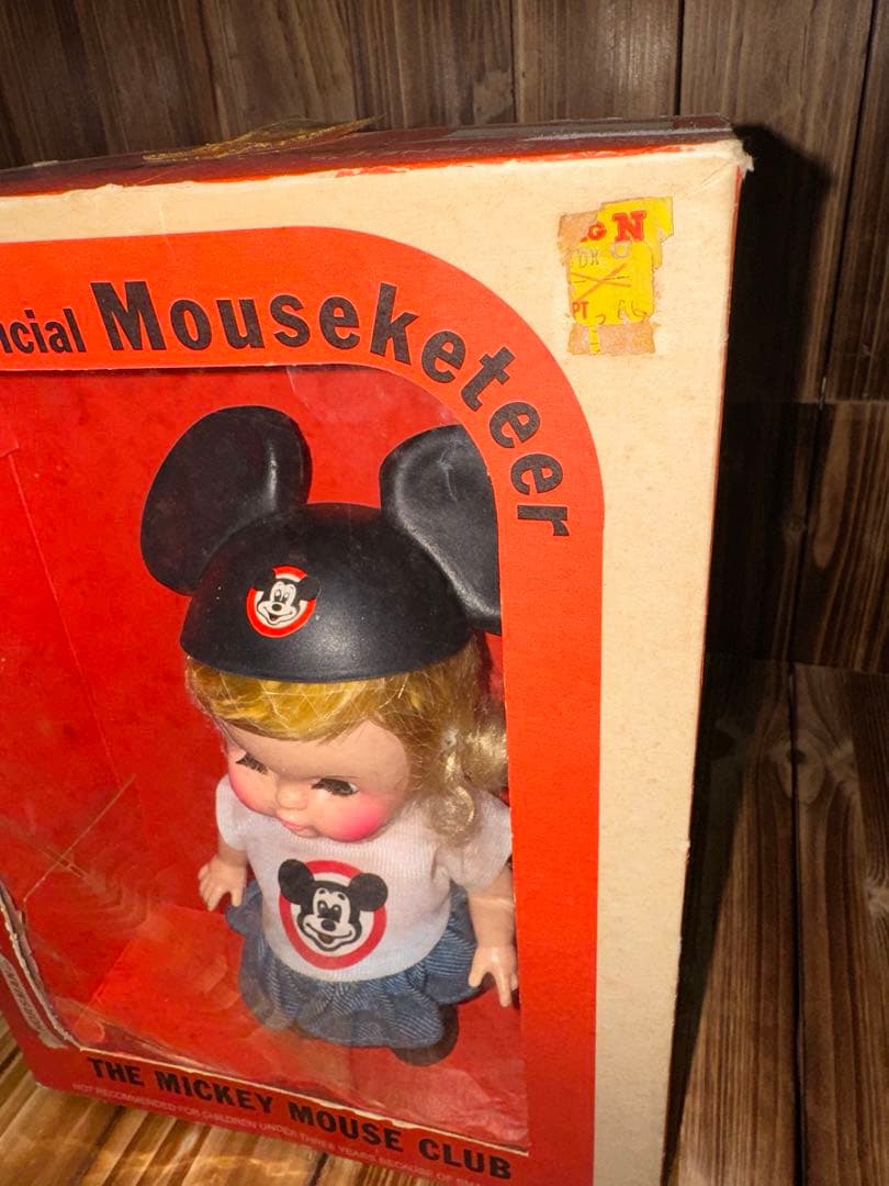 1970 ヴィンテージ マウスケティア ドール フィギュア スリープアイ 女の子