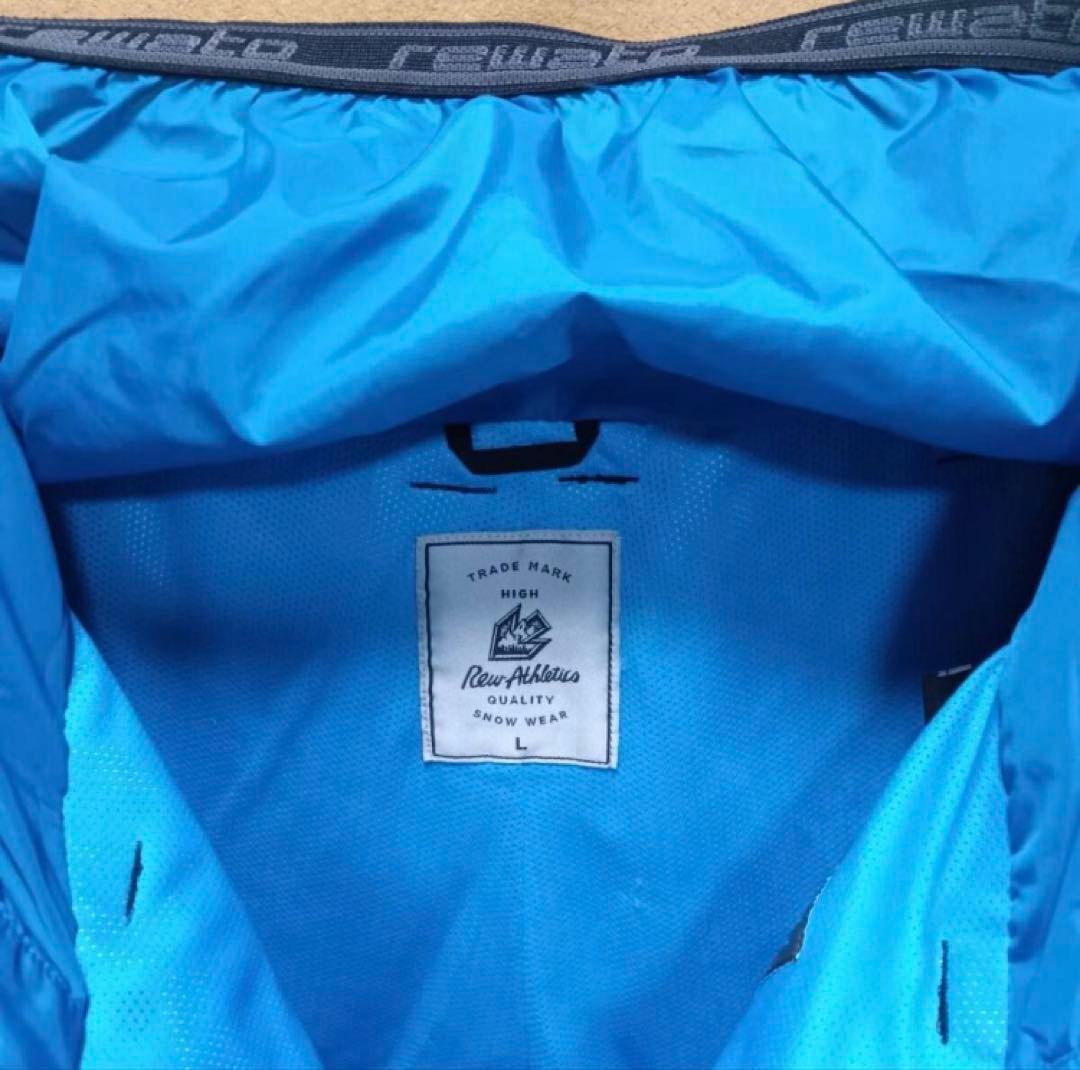 【美品】　REW ストライダー パンツ　黒　L　GORE-TEX 青