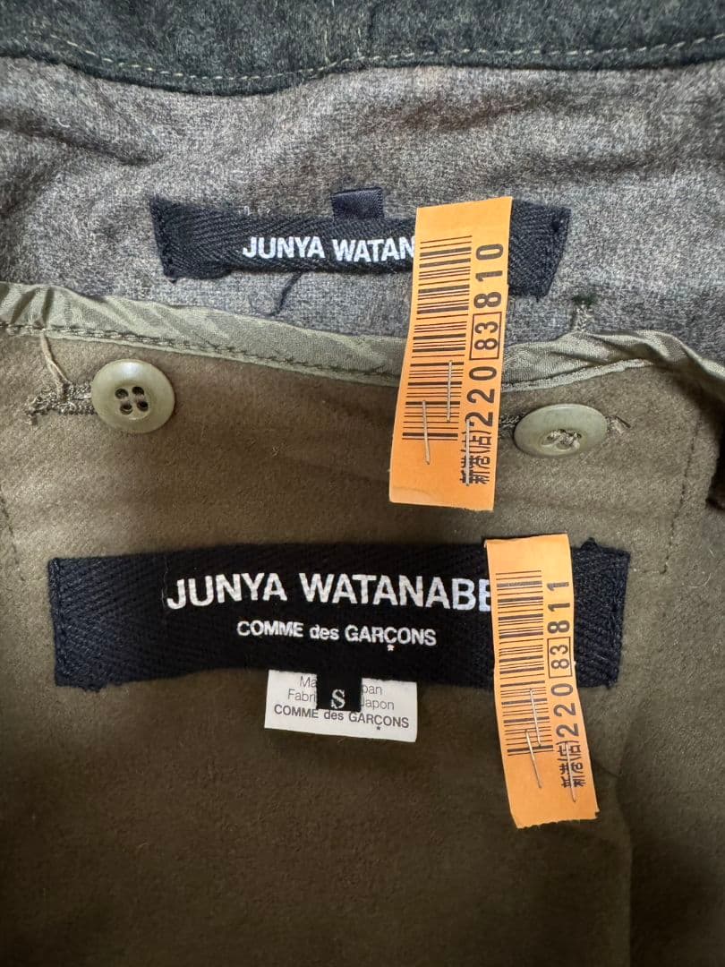 ジュンヤワタナベコムデギャルソン ファー付きモッズコート