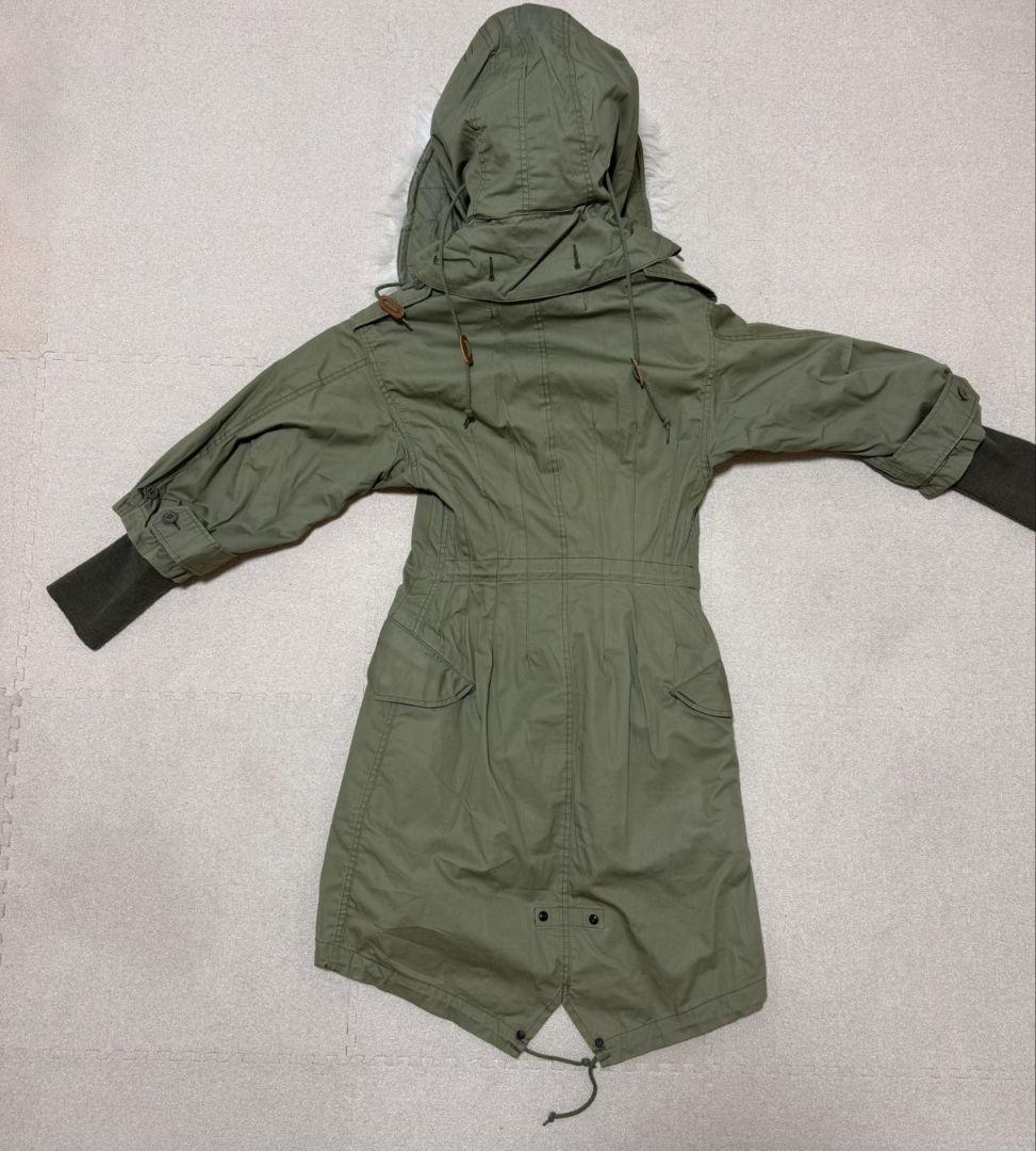 ジュンヤワタナベコムデギャルソン ファー付きモッズコート