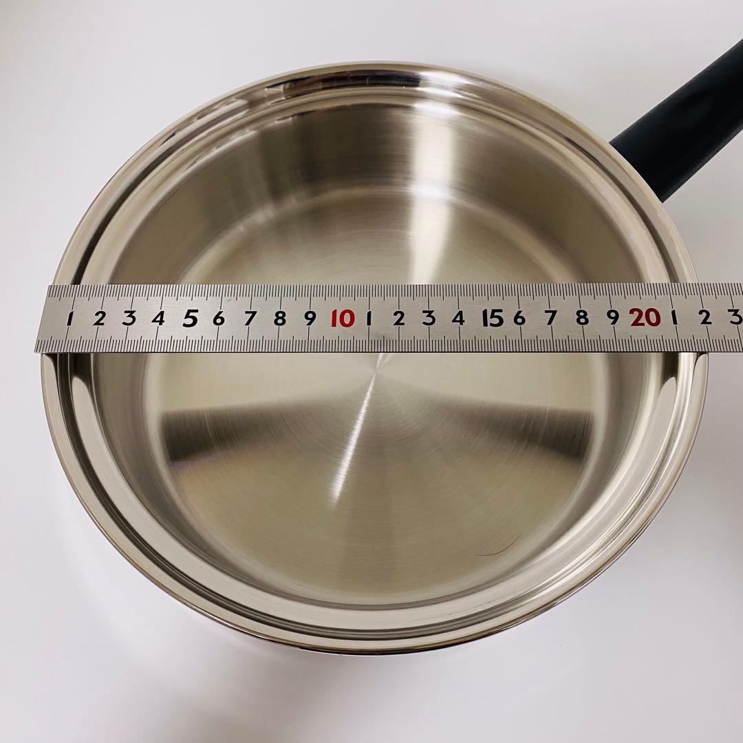 Amway アムウェイ 中フライパン　鍋　未使用　IH対応　ステンレス　高級鍋