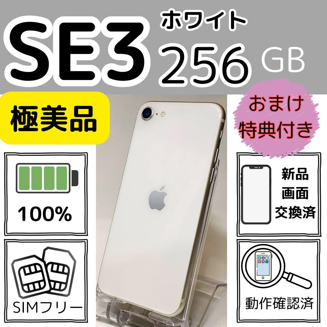極美品 iPhoneSE3 256GB
