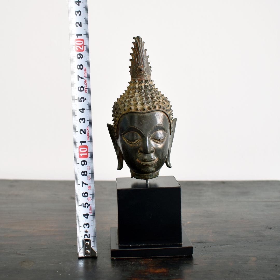 煙水晶さま専用 タイ北部ラーンナー美術チェンセン・ファン青銅仏像頭部