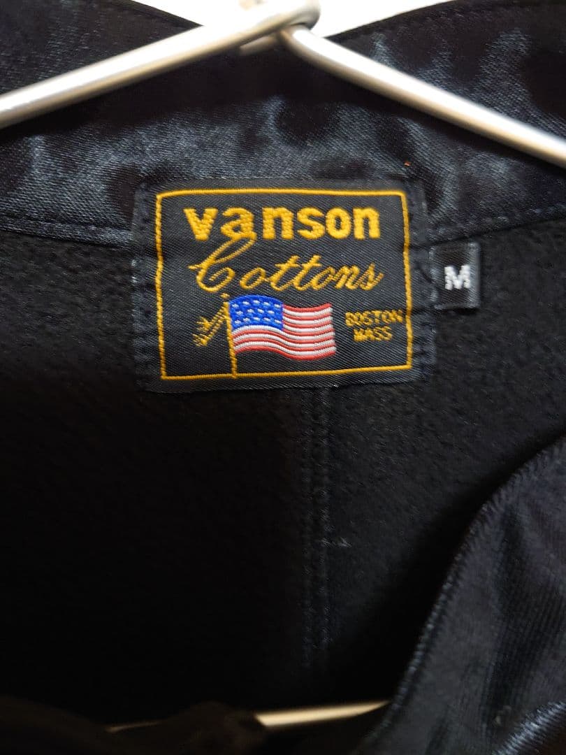 vanson ブラック シングルライダースジャケットМ