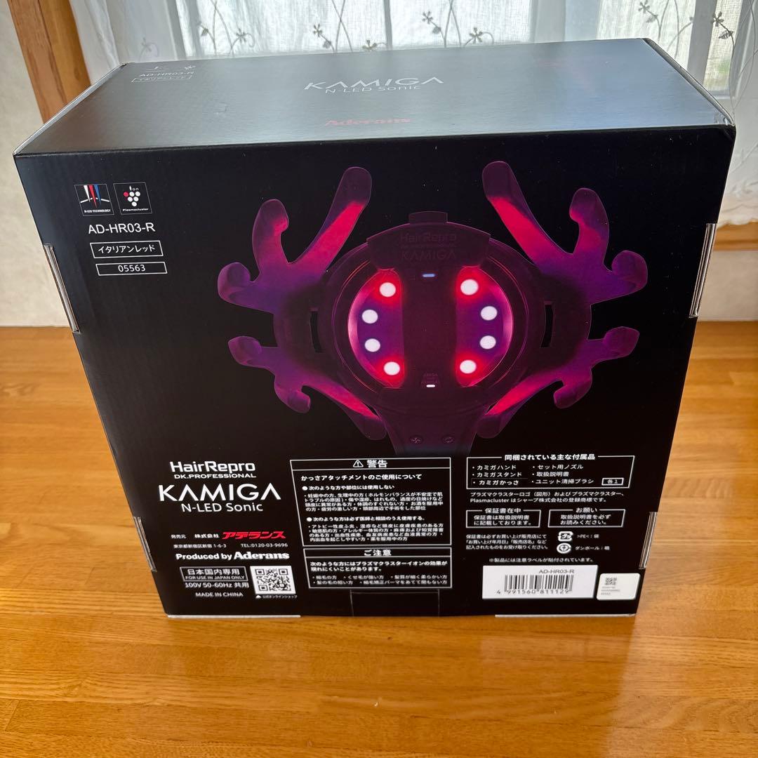 アデランス　KAMIGA カミガドライヤーAD-HR03-R イタリアンレッド