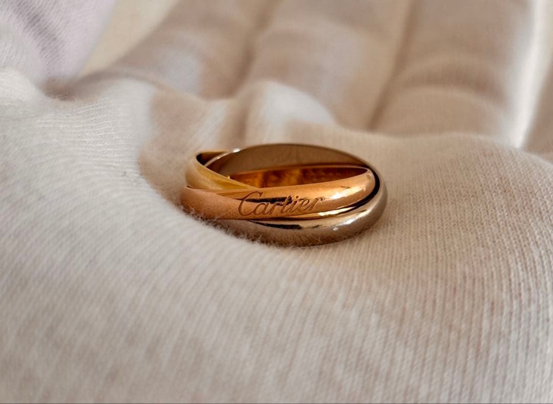 【1/12までお値下げ中】Cartierカルティエ トリニティリング SM 50