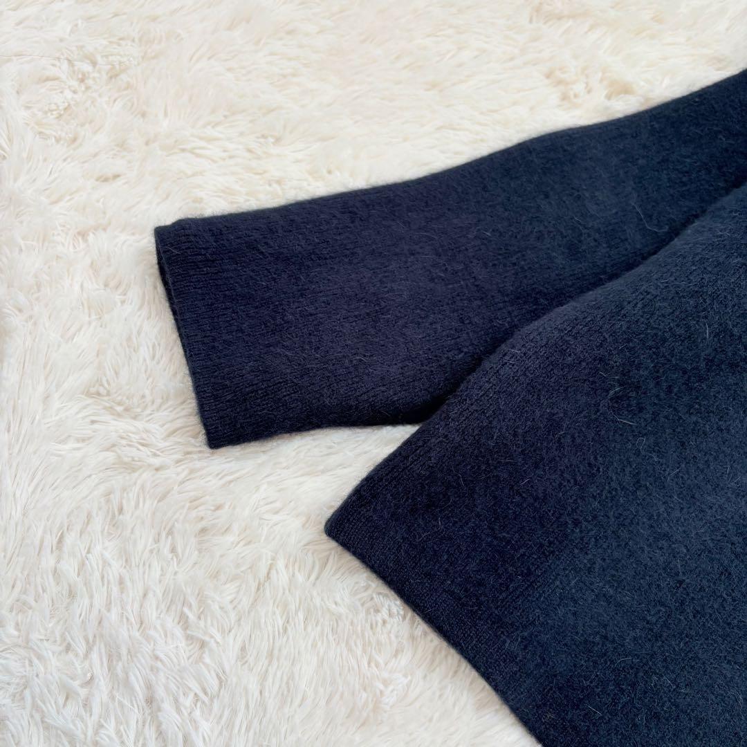 美品✨24AW✨ナノユニバース　ウォッシャブルフォックスリバーニットジャケット