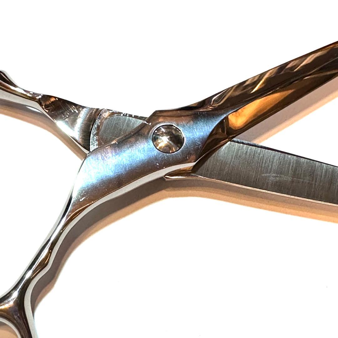 6.5インチ両剣刃 カットシザー 刈り込み 刈り上げ 理容 美容 鋏 シザー