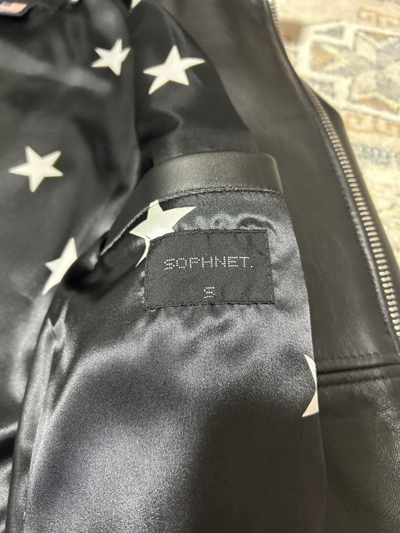 SOPH.×Schott シングルライダースジャケットS 36
