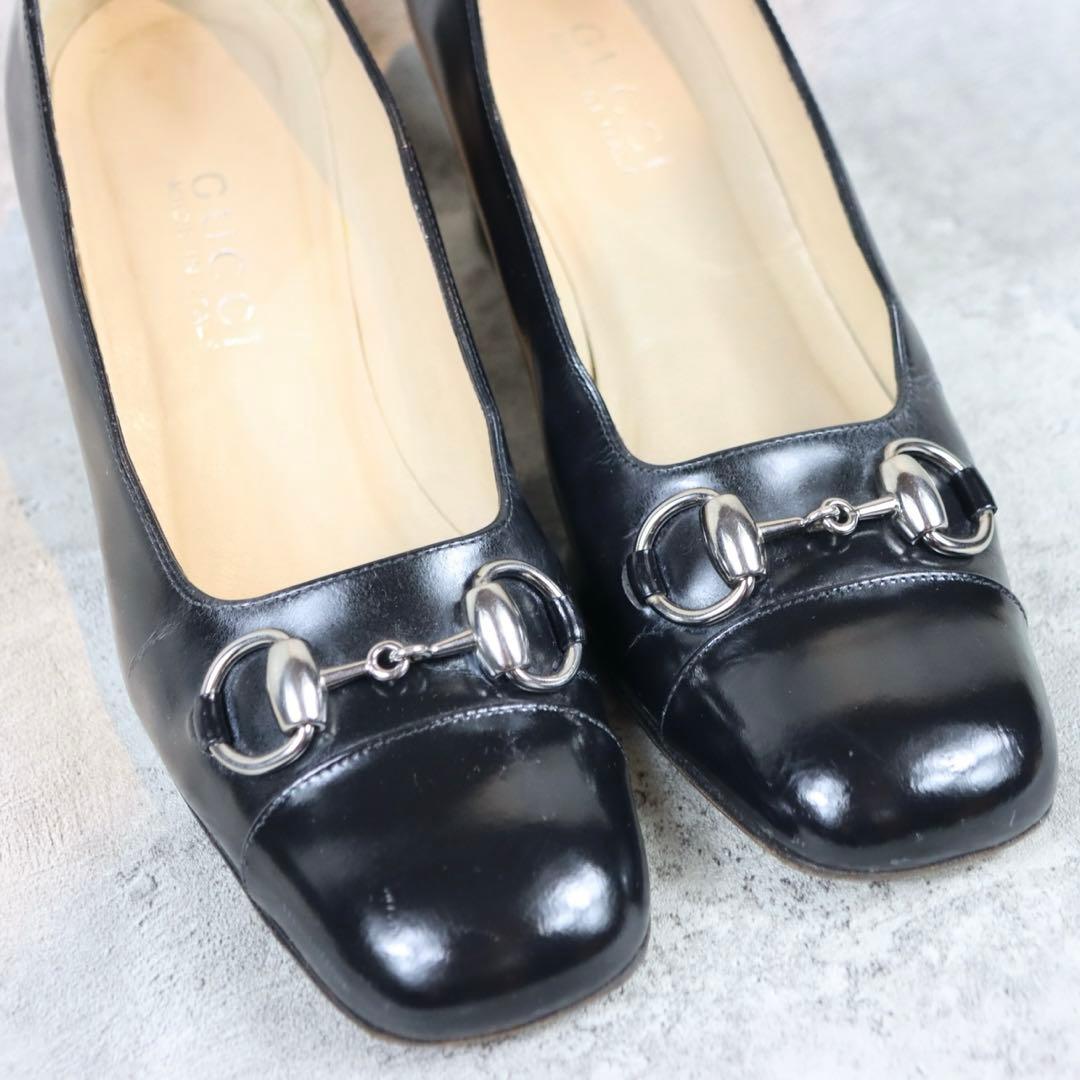 GUCCI グッチ ホースビット パンプス ブラック 箱付き