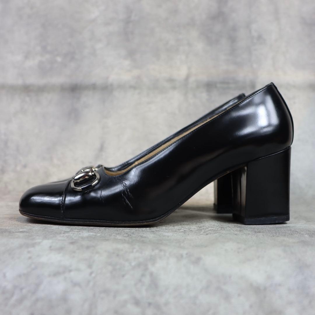 GUCCI グッチ ホースビット パンプス ブラック 箱付き