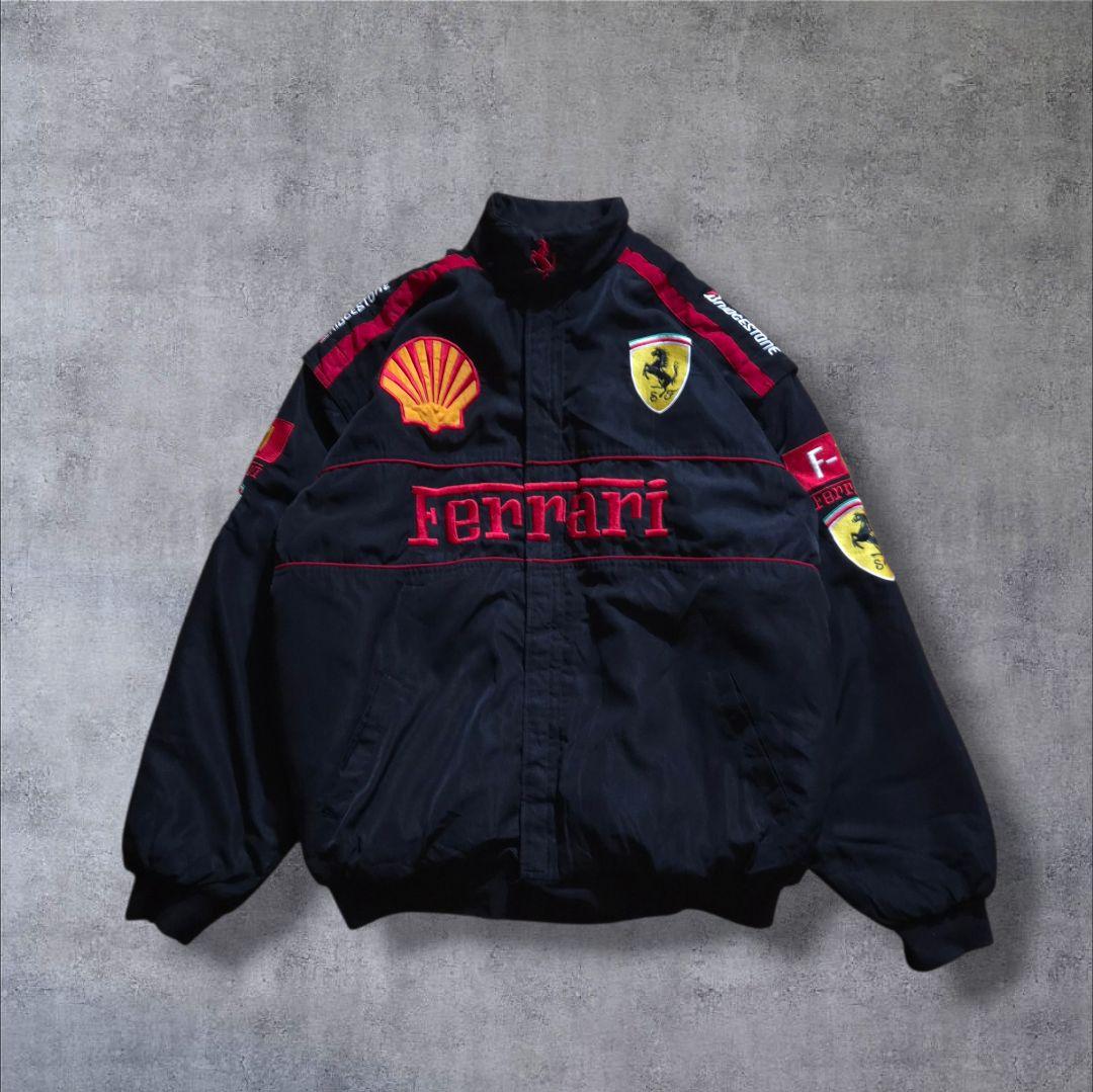 Ferrari フェラーリF1モーターサイクル 刺繍 レーシングジャケットXXL