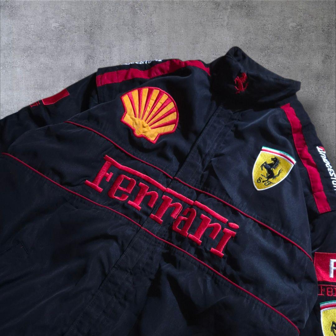 Ferrari フェラーリF1モーターサイクル 刺繍 レーシングジャケットXXL