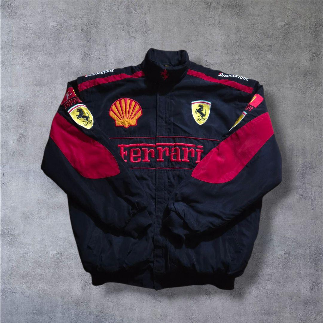 Ferrari フェラーリF1モーターサイクル 刺繍 レーシングジャケットXXL