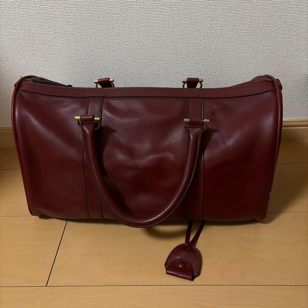 鑑定済✨　カルティエ ボストンバッグ マストライン 肩掛け