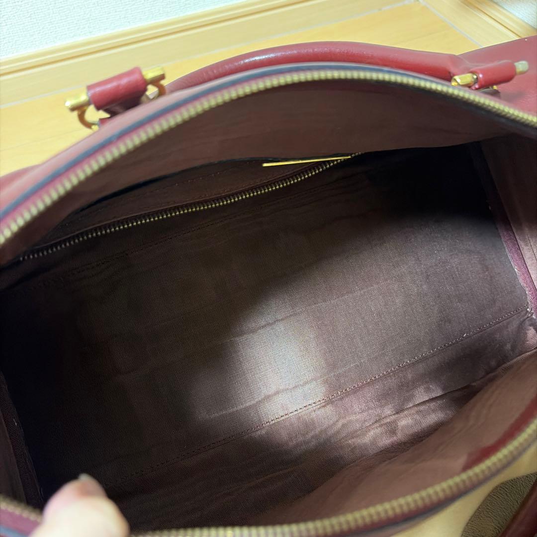 鑑定済✨　カルティエ ボストンバッグ マストライン 肩掛け