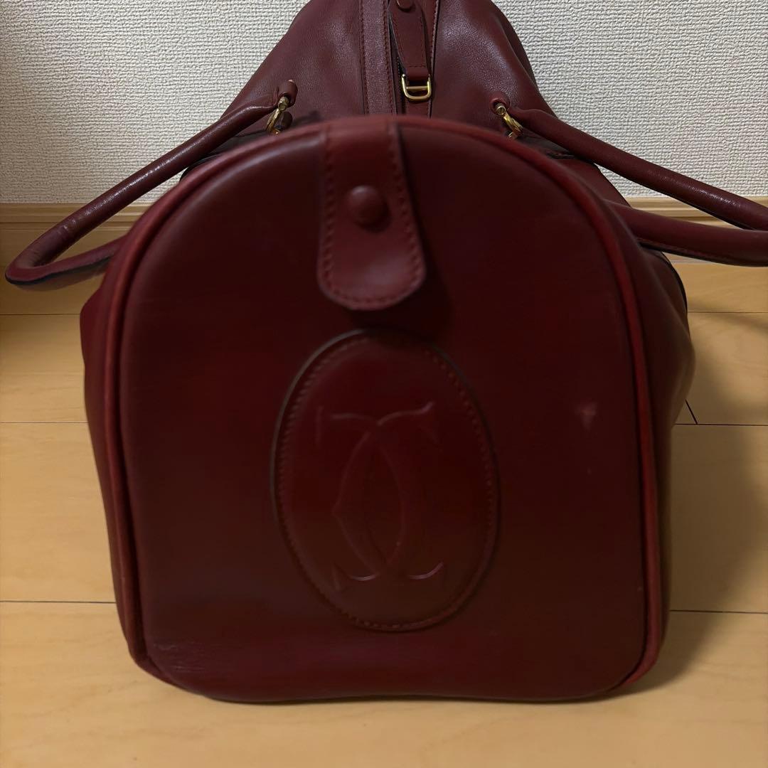 鑑定済✨　カルティエ ボストンバッグ マストライン 肩掛け