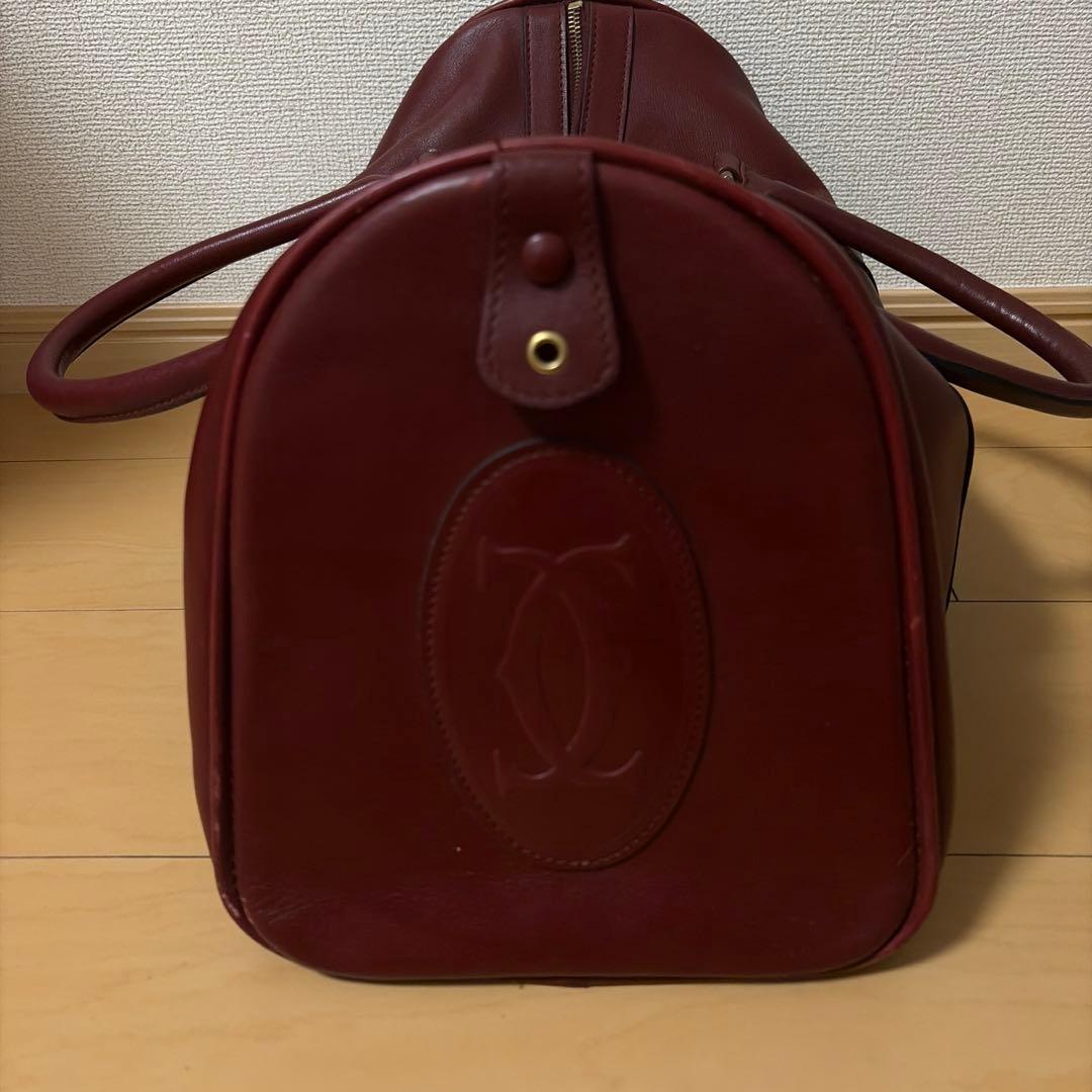 鑑定済✨　カルティエ ボストンバッグ マストライン 肩掛け